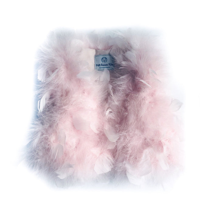 Pink Feather Vest