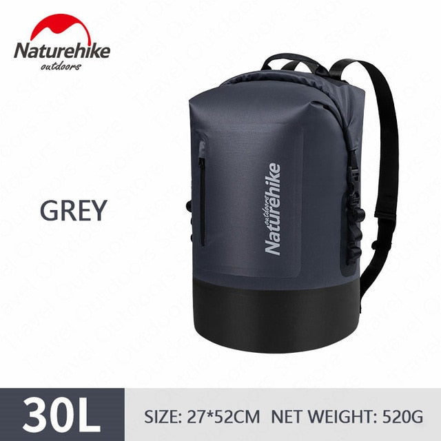 Naturehike 20L/30L/40L Dry Bag Waterproof Bags Dry Wet Separation Keep Gears Dry For Outdoor Camping Caving Trekking Rafting - Gauxvestandbeyond by Maddy