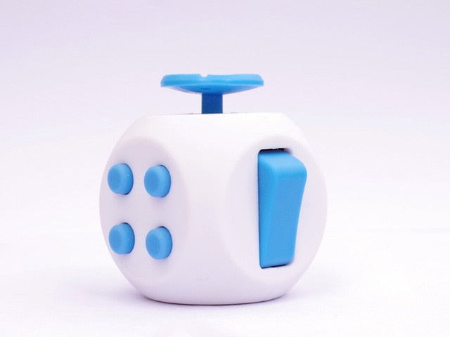 EDC Hand For Autism ADHD Anxiety Relief Focus Kids 12 Sides Anti-Stress Magic Stress Cube Toys