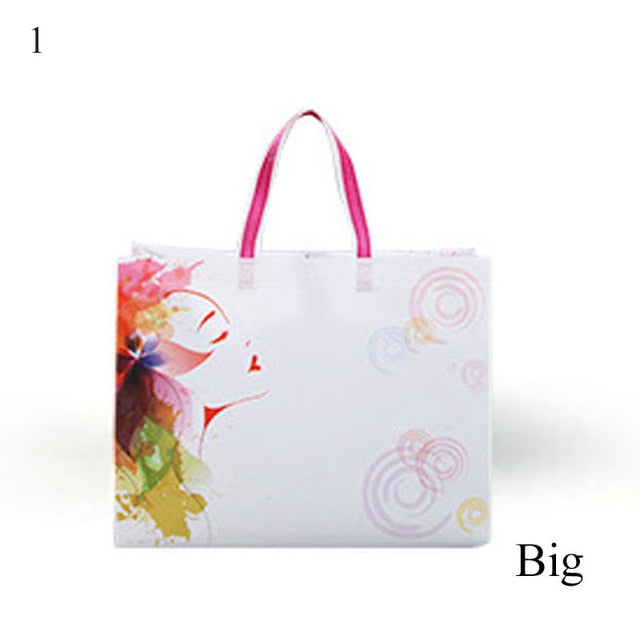 Fashion New Foldable Non-woven Fabric Shopping Bag Women Travel Storage Idyllic Flowers Reusable Tote Pouch Handbag Shoulder Bag - Gauxvestandbeyond by Maddy