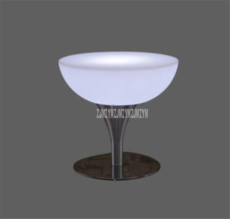 Led Luminous Bar Table Simple Round High Foot Creative Cocktail Bar Table For Night Club Coffee Shop Creative Lighting Furniture
