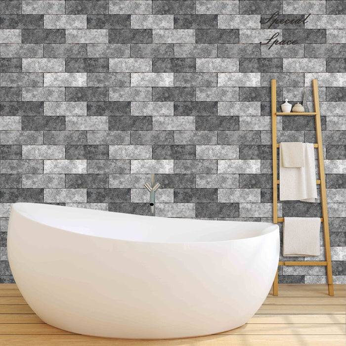 3Meter Bathroom Waterproof Wall Borders Sticker Self adhesive Tile Wallpaper Sticker PVC Self Adhesive Home Decor Sticker - Gauxvestandbeyond by Maddy