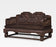 Two Seat Living Room Corner Sofa Bed Lounge Luxurious Chaise Rosewood Double Chair Dragon Carving Arhat Bed China new Classical - Gauxvestandbeyond by Maddy