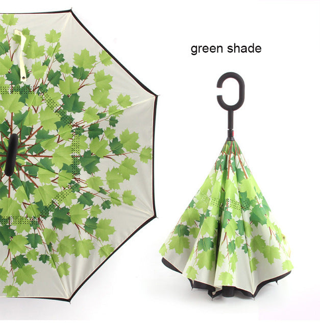 Reverse Umbrella Inverted Anti UV Umbrella Man Umbrellas C Handle Windproof Women Sun and Rain invertido Paraguas Parapluie - Gauxvestandbeyond by Maddy